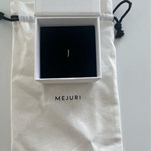 Mejuri Cartilage Beaded Mini Hoop in 14k Gold 💛